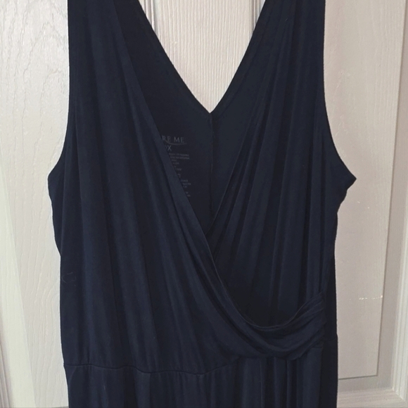 Adore Me Navy Blue Super Soft Stretch Jumpsuit Romper PJ Pajama Loungewear 0X - Picture 8 of 8